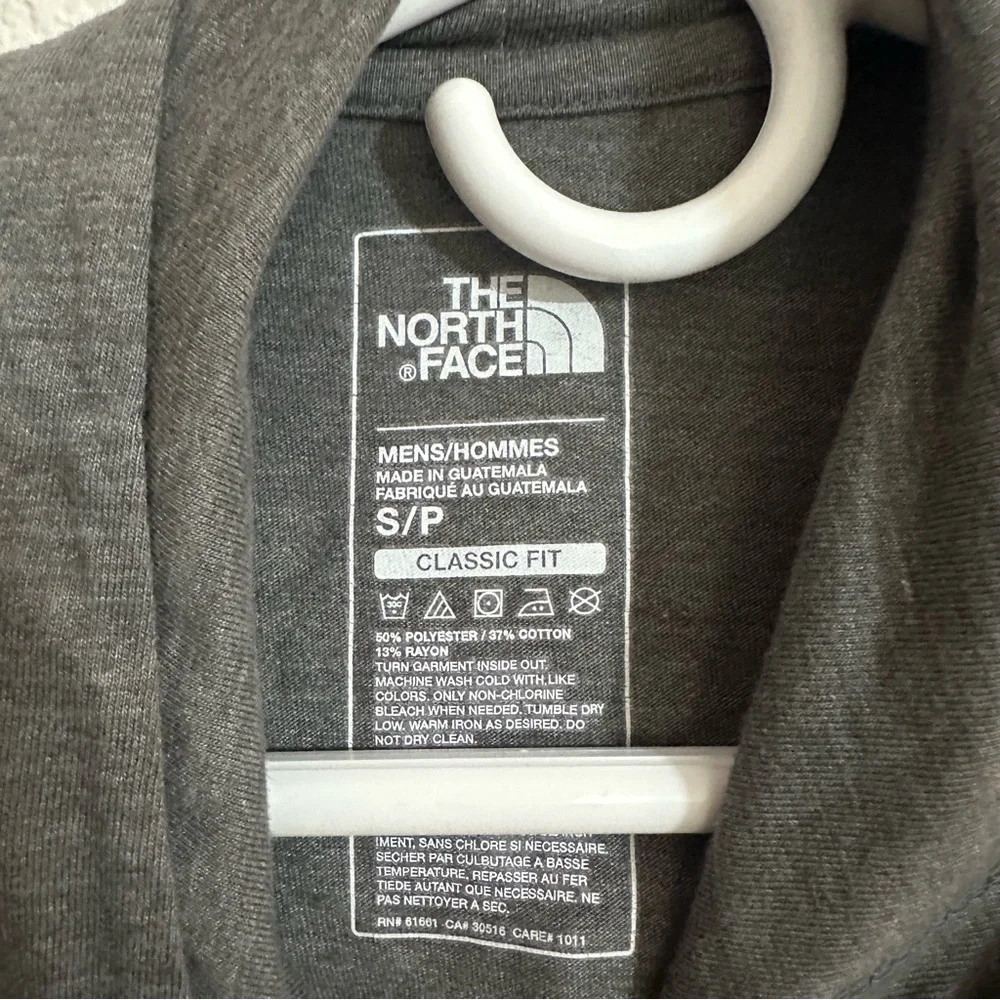 North Face Hooded Shirt Pullover Men S Heather Gray Performance Hike Run Outdoor